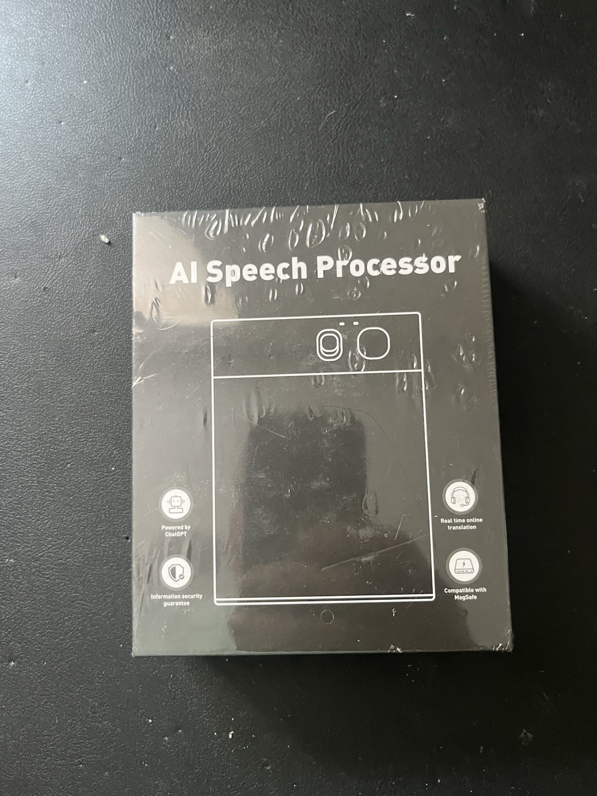 Note AI Voice Recorder w/APP Control Bluetooth Aluminum Alloy 64GB Black ChatGTP