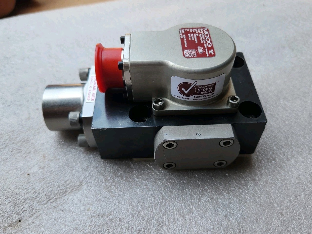 MOOG 730Y-234-HP5 SERVO VALVE, REBUILT, 1 PC