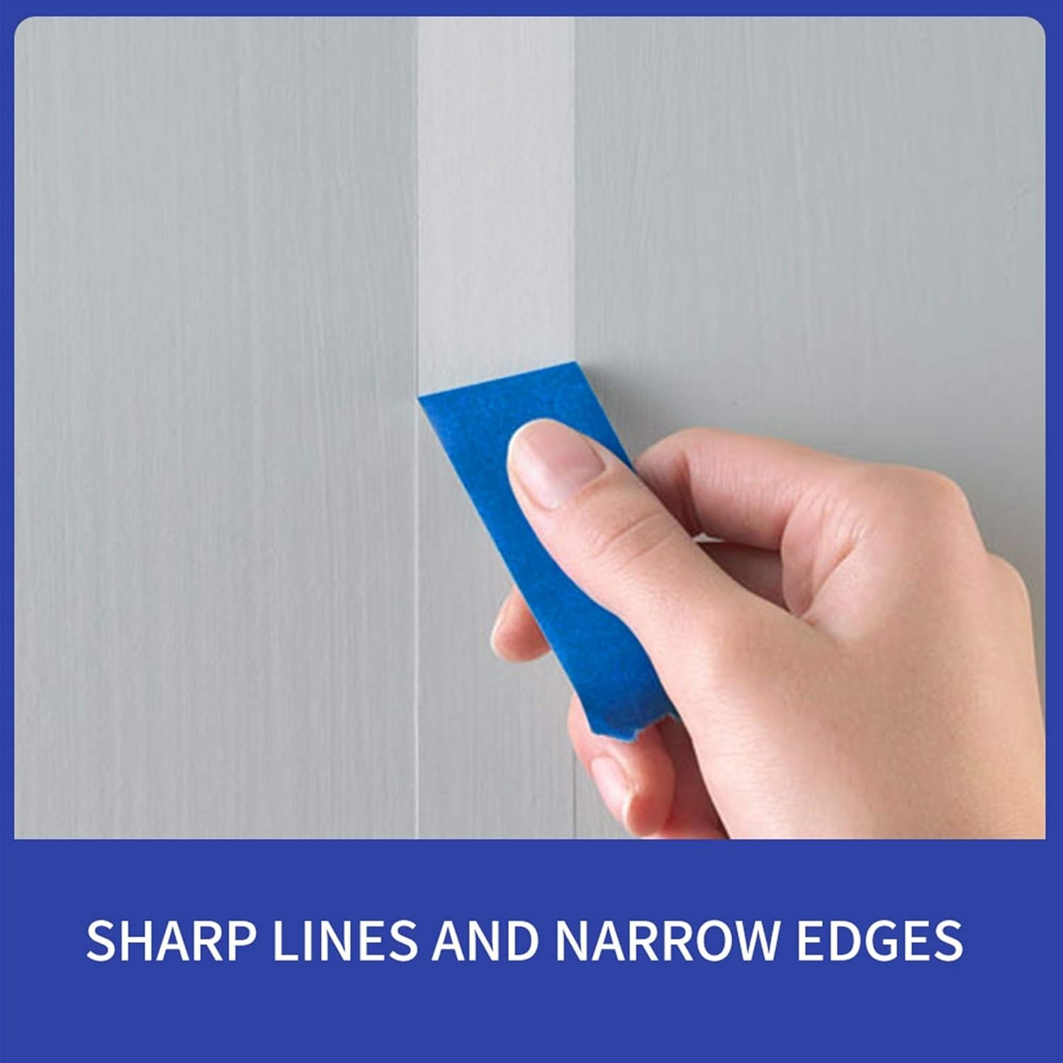 Blue Painters Tape Masking Tape Paint for Walls, UV Anti,14 Days Clean Remove