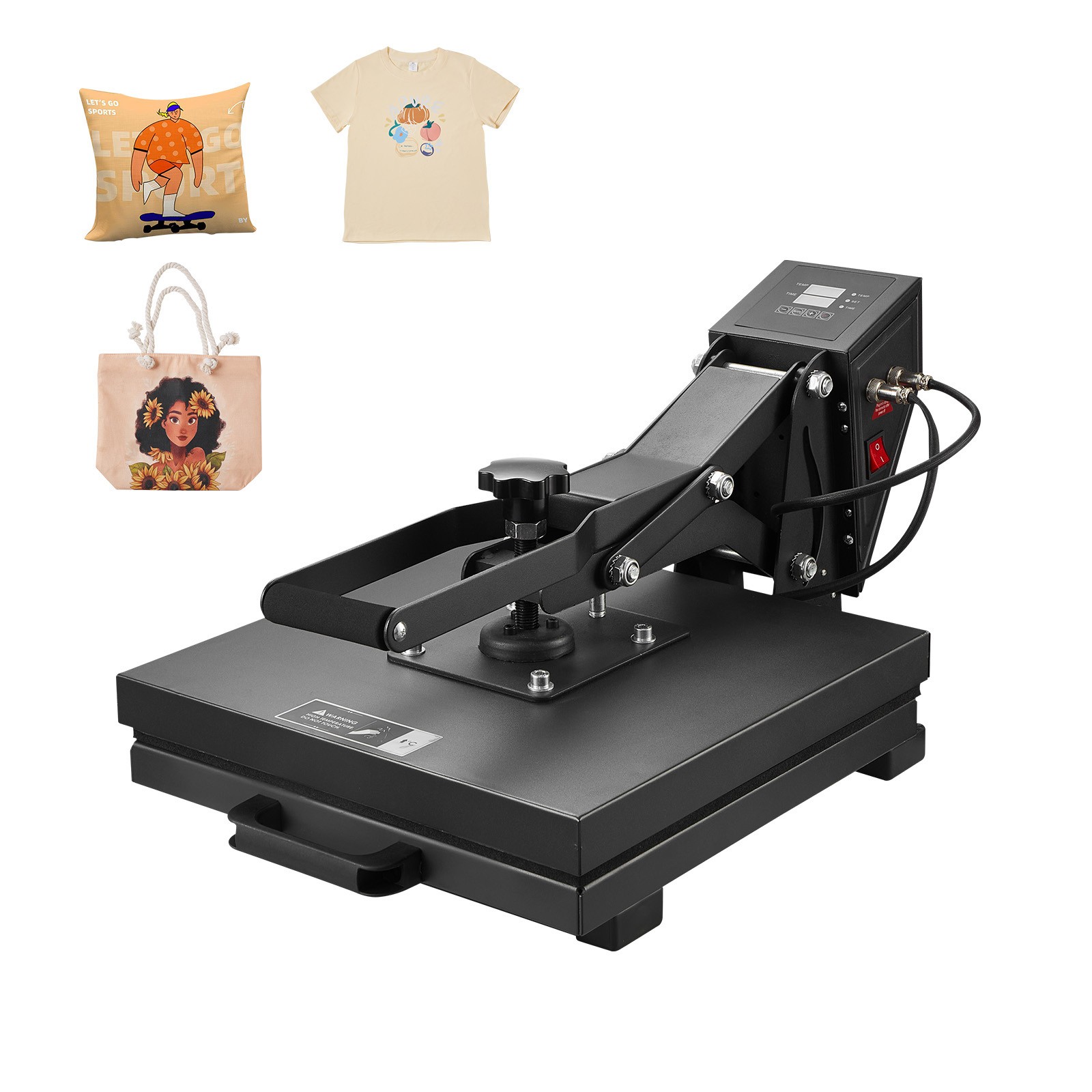 Uimoso 15 x 15 Inch Heat Press Machine for T-Shirt Sublimation and DIY Printing