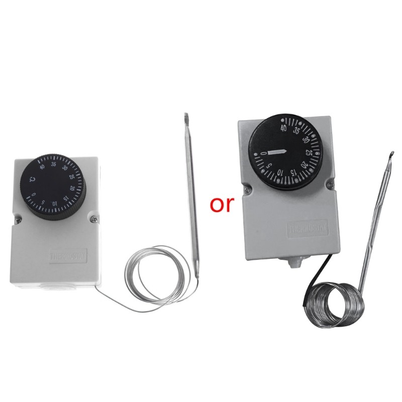 Gauges Meter AC220V 0-40℃ Temperature Switch Capillary Thermostat Controller
