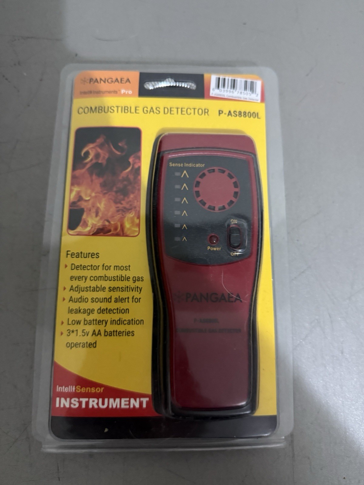 PANGAEA P-AS8800L Combustible Gas Detector, Adjustable Sensitivity brand new