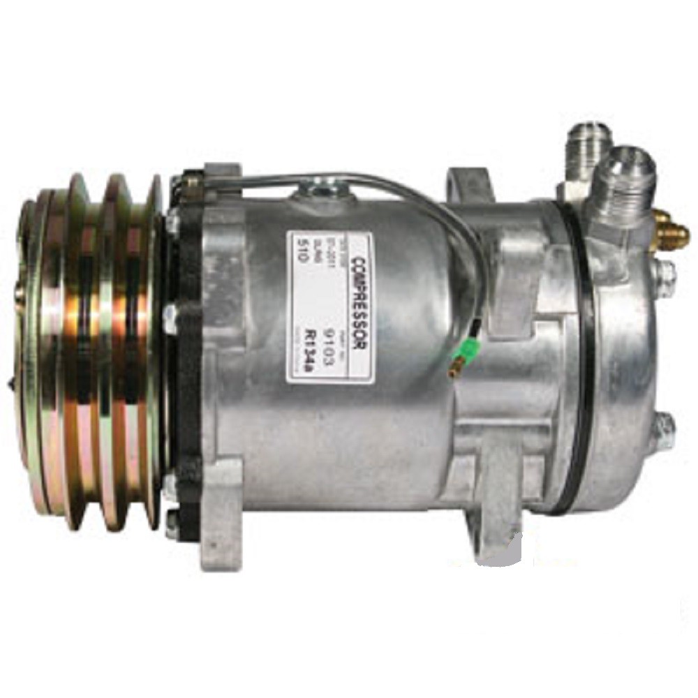 AMX10126 Compressor Sanden SD510HD Style Fits Case IH 9110 9130 9140 ++ Tractors