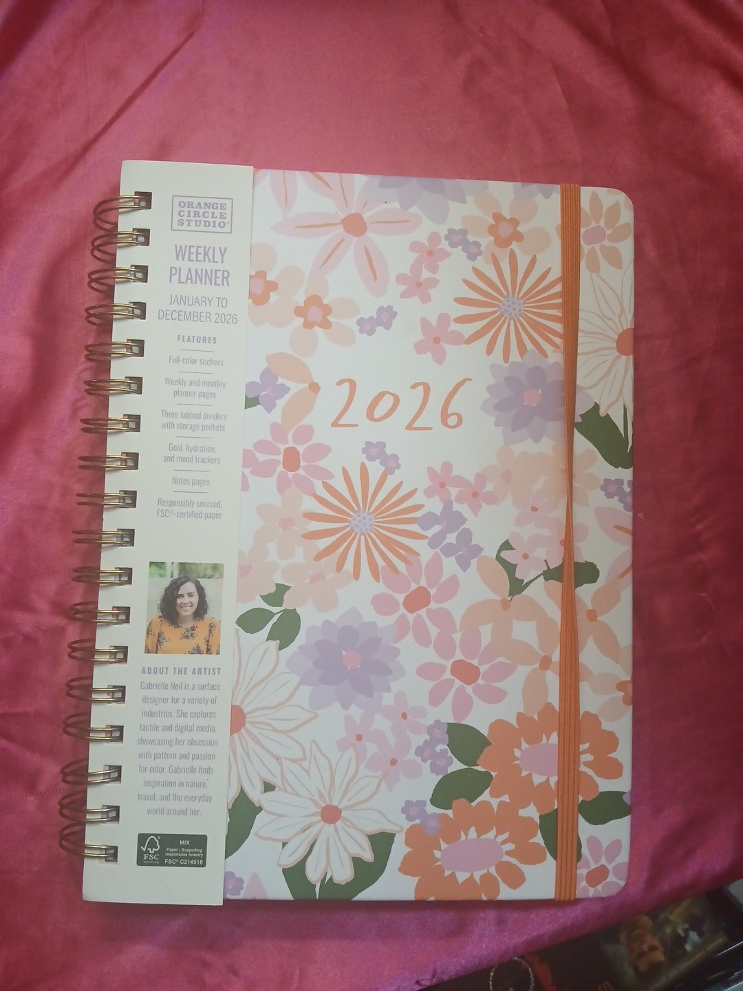 orange circle studio Weekly planner 2026