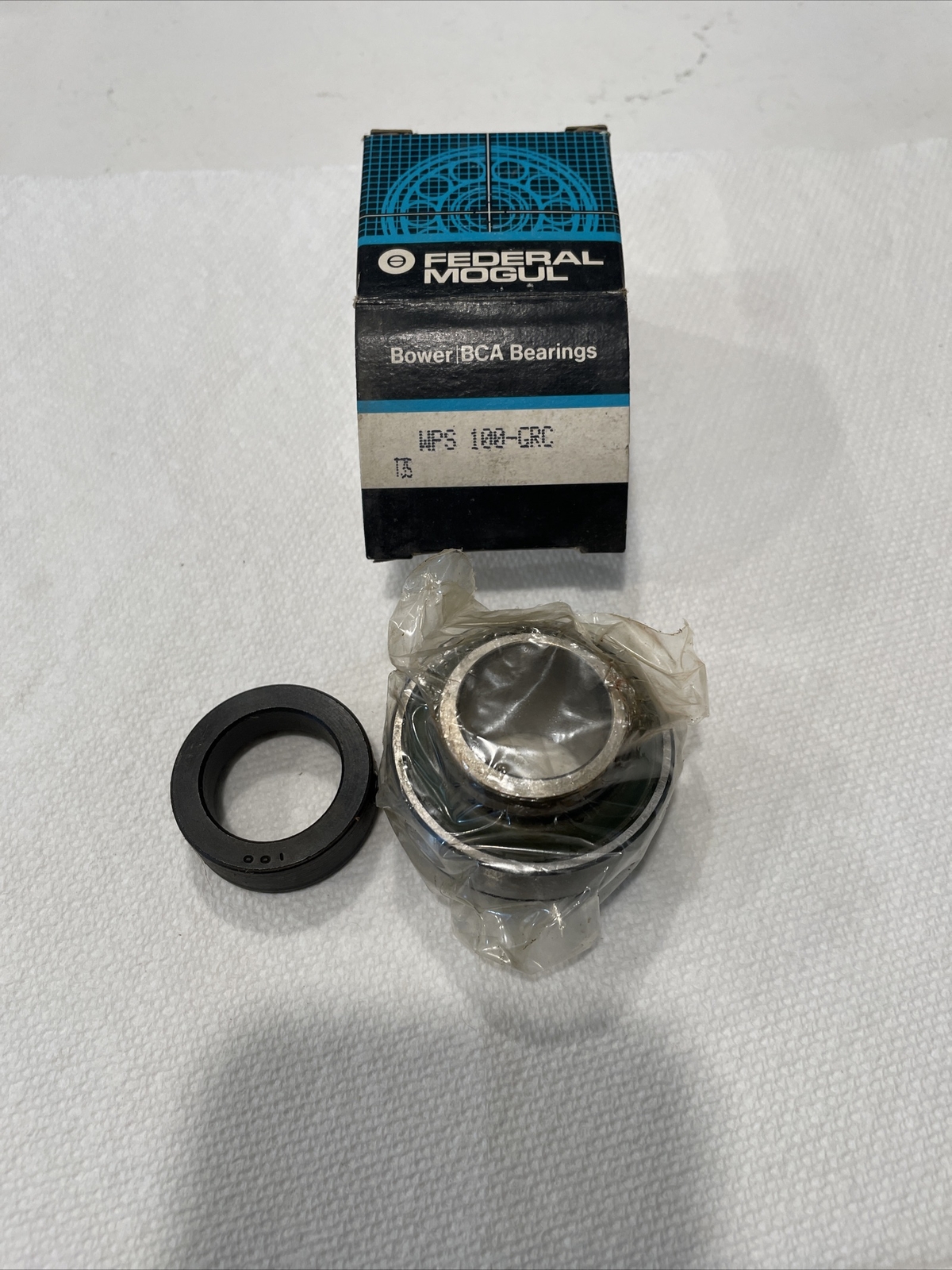 New Bower BCA WPS100-GRC Ball Bearing Insert with Collar Farm Tractor