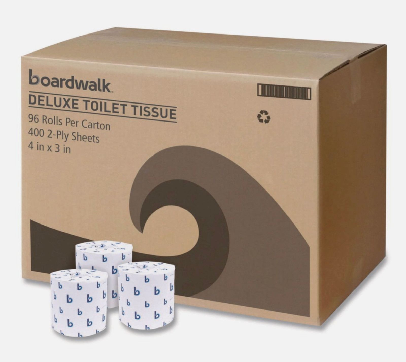 Boardwalk BWK6144 2-Ply Septic Safe Toilet Tissue – White (96/CT) – FAST SHIP !!