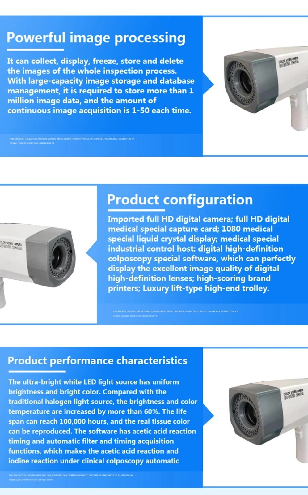 Electronic Digital Colposcope – Gyn, LCD Display & Diagnosis Software