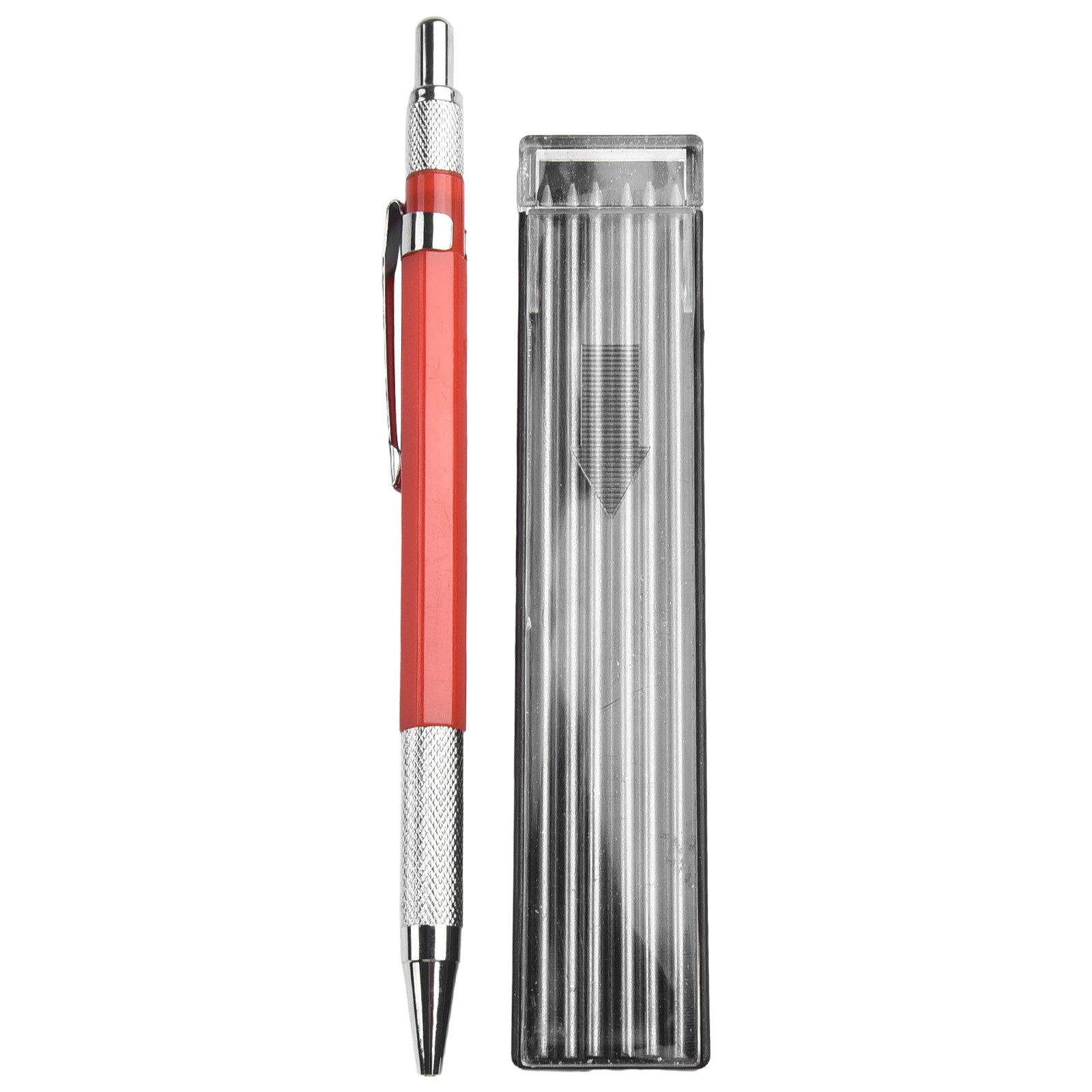 Welders Pencil With 12PCS Silver Streak Refills, Metal Marker Mechanicalhs New