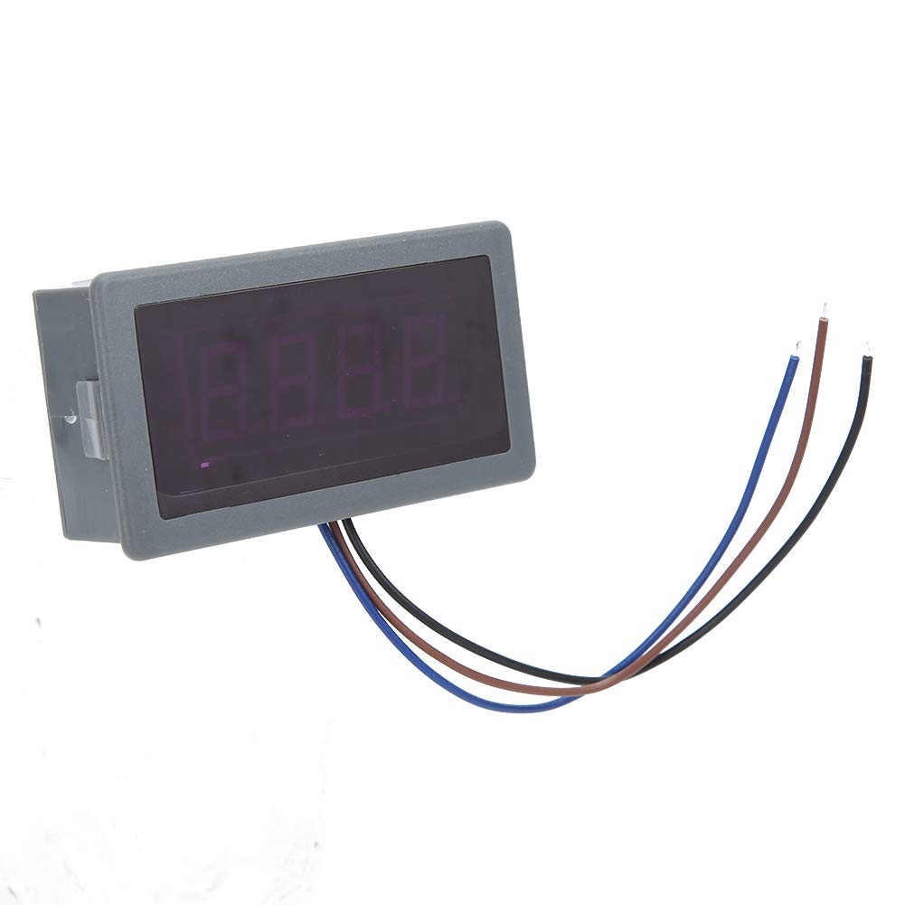 AC 110V-230V 4 Digital LED Tachometer RPM Speed Meter 40mA 10-9 +Hall Proximi…
