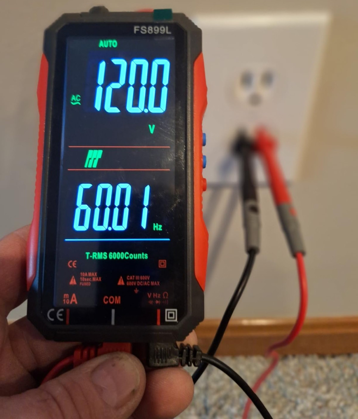 USB Rechargeable Digital Multimeter, 2026 Upgraded Fs899l Multimeter, Automat…
