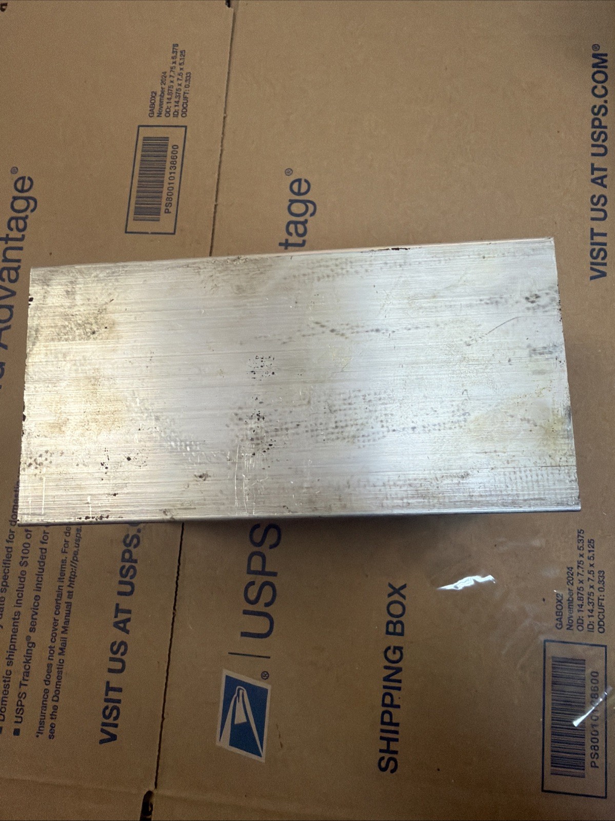 Aluminum Block Billet 6” x 4” x 3” – 7.2 lb Solid Machining Stock