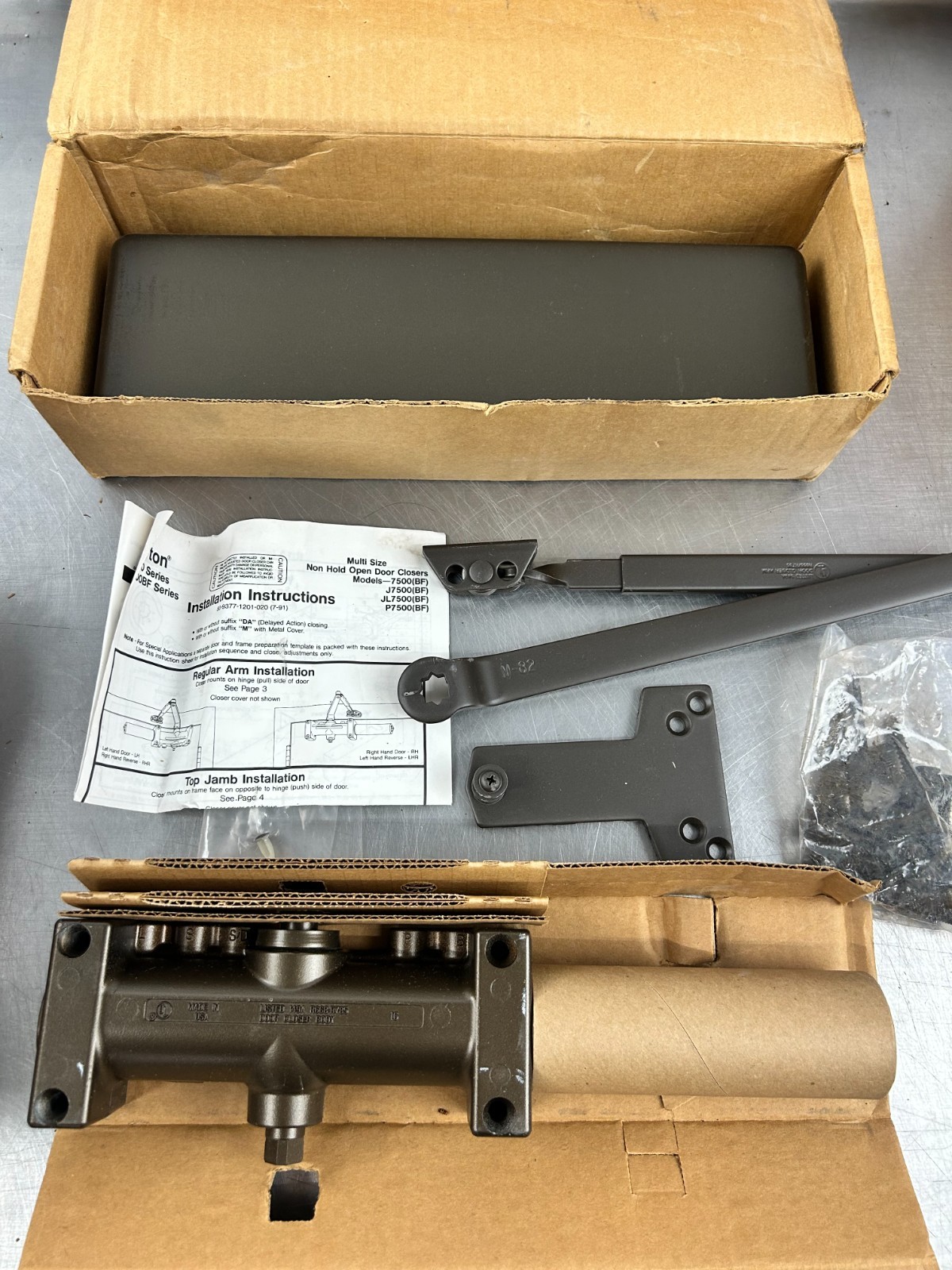 Norton 7500 Series Barrier Free Commercial Door Closer New Open Box