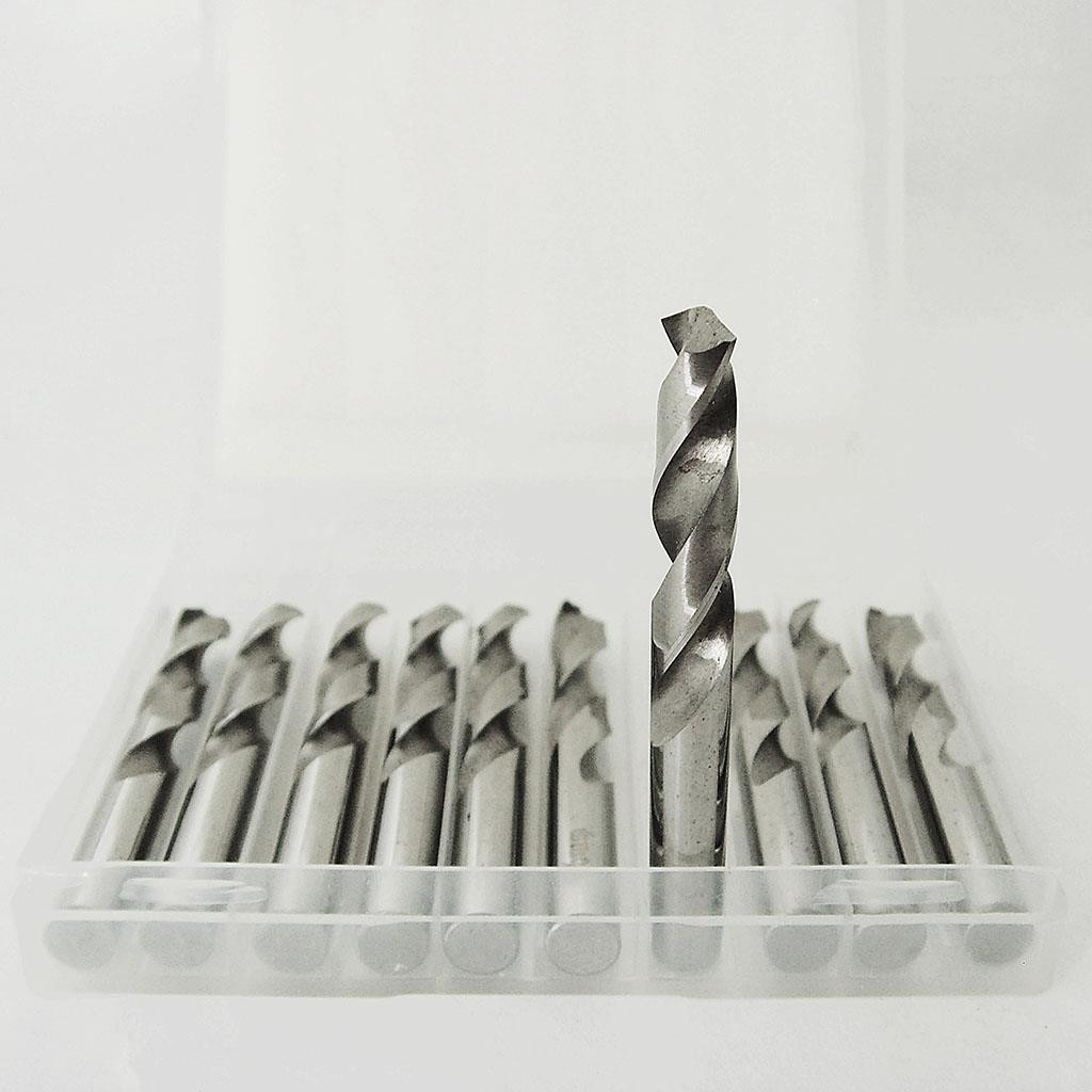 HRC50 Solid Carbide Drill Bit 6mm-7mm 2-Flute Stub Straight Shank Twist