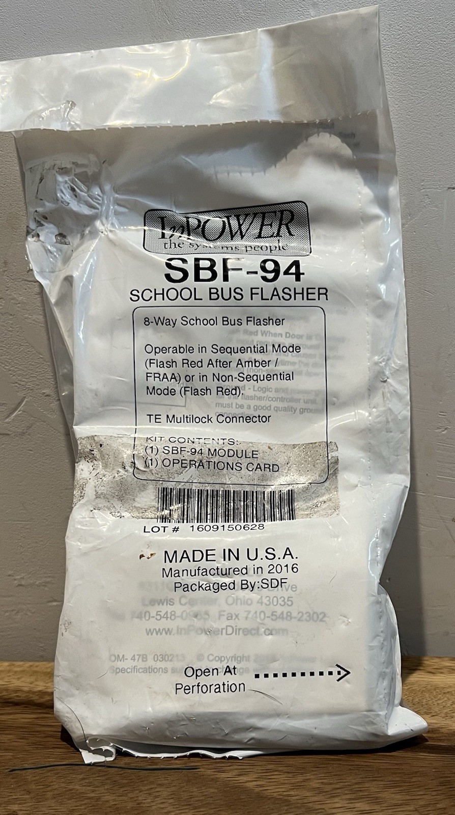 InPower 8-Way School Bus Flasher Warning SBF-94