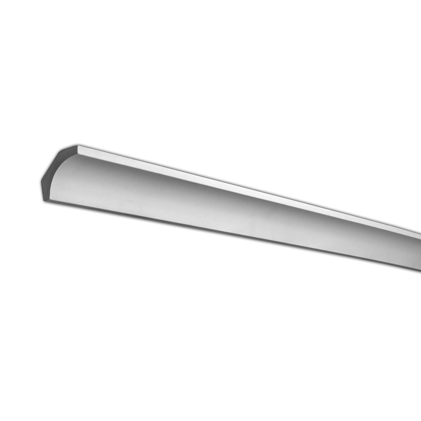 2-3/4in Face x 2in H x 1-7/8in Proj, Primed White Polyurethane, Crown Moulding,
