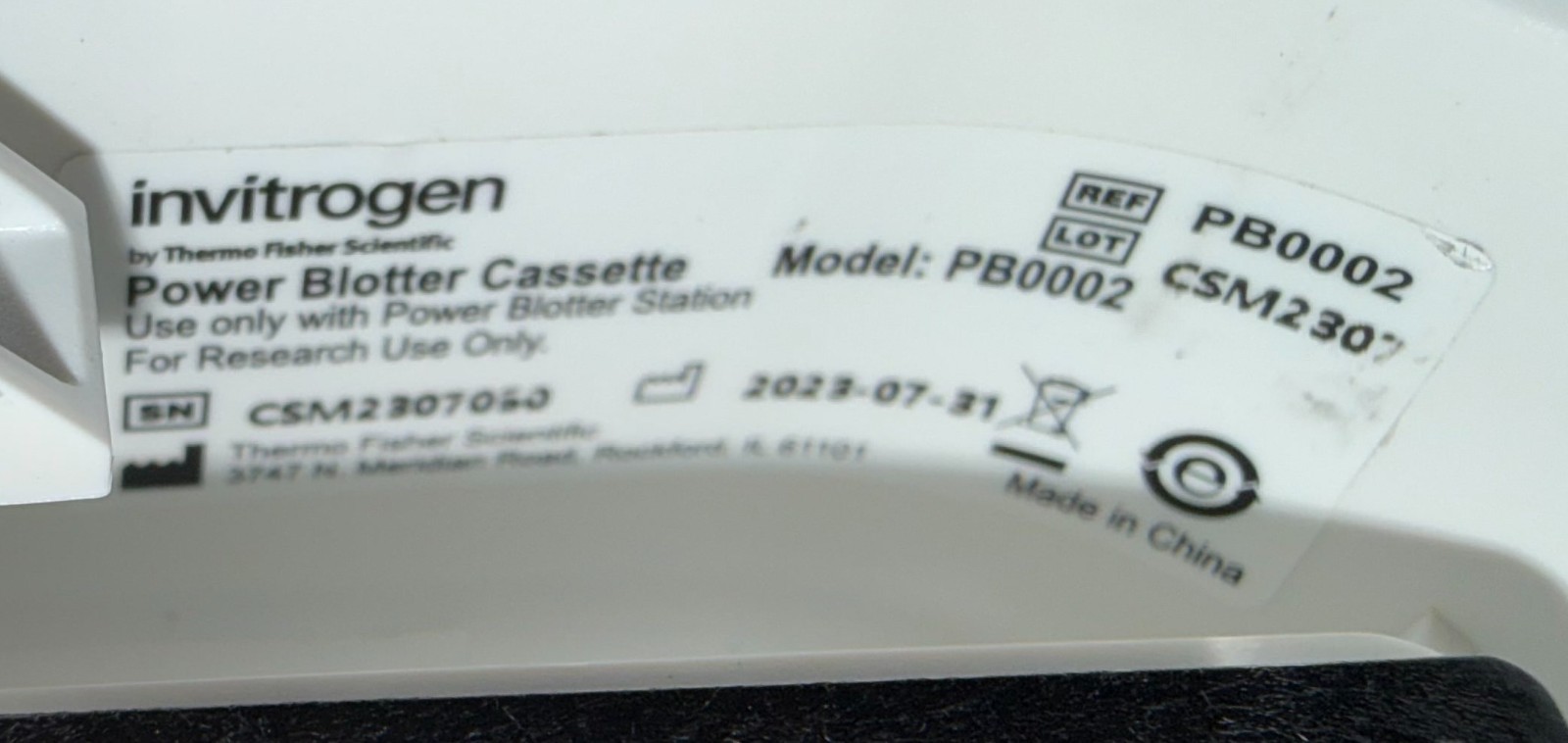 Invitrogen PB0010 Power Blotter Station 2 Cassettes PB0002 & Thermo Fisher 22836