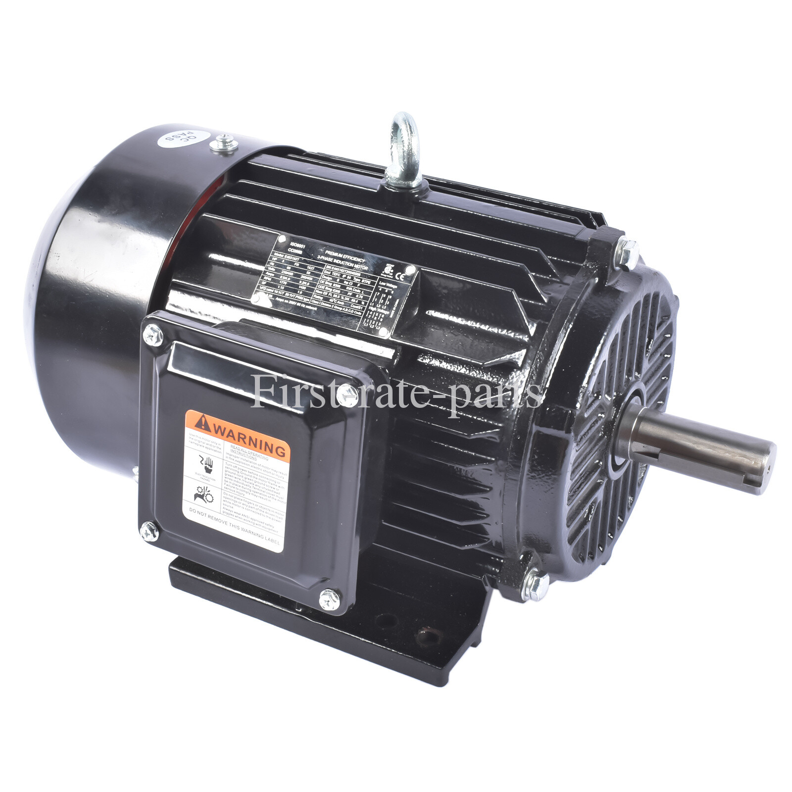 Electric Motor 3 Phase 3HP 1800 RPM 182T Frame 230/460 Volt 60 HZ TEFC Enclosure