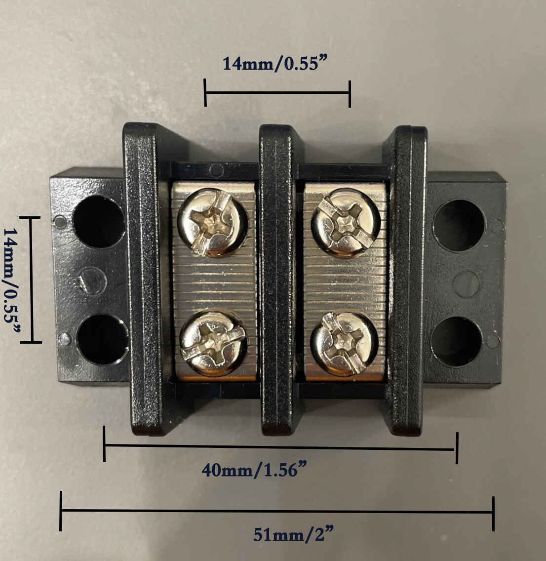 UL Marine Terminal Block 2/3/4/6/10 Gang Stainless Screw 600V 30A 22-10AWG 14mm