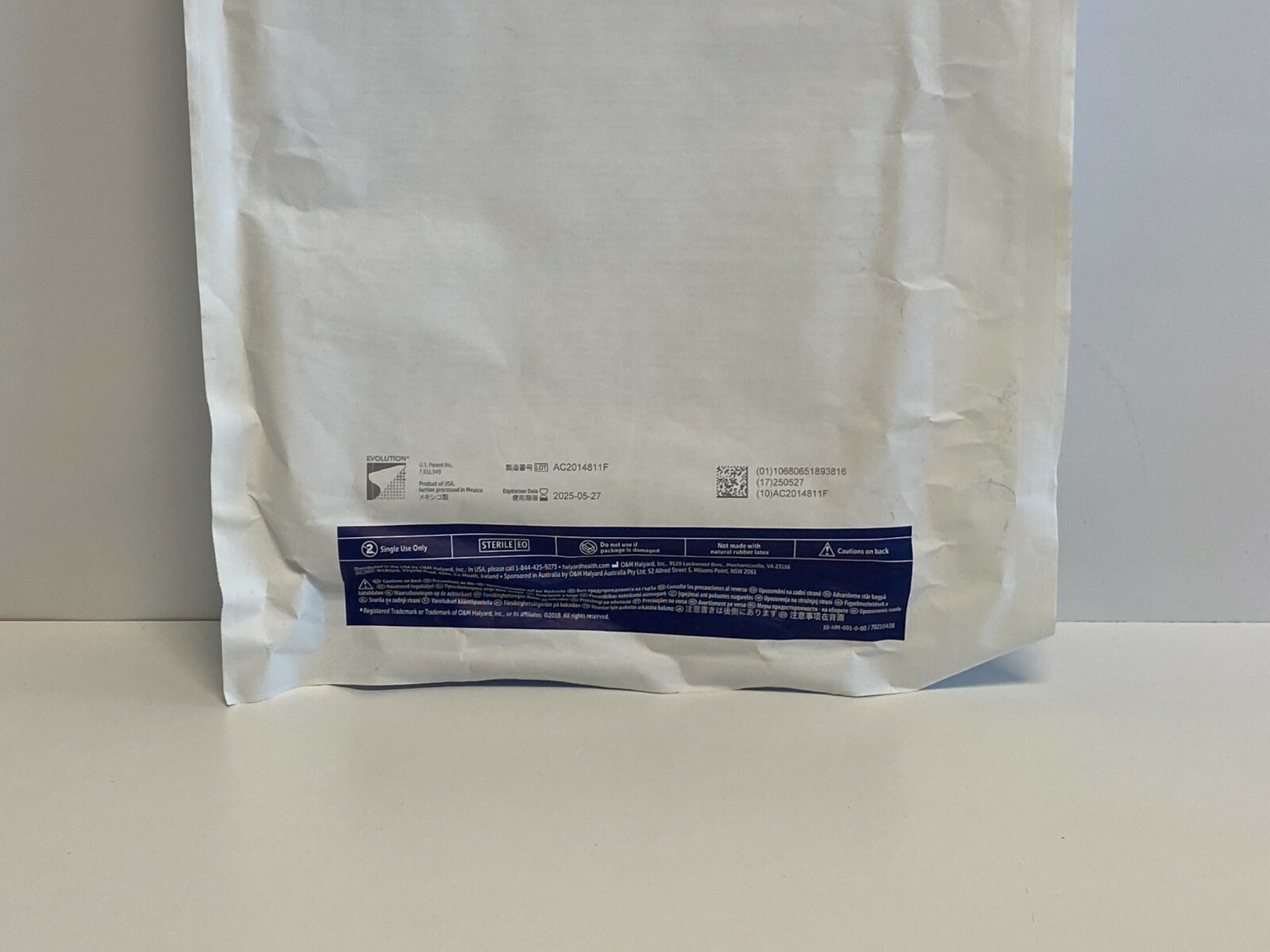 J3/A2: Lot of 2 Halyard Ortho Bar Drape 89381 Exp. 07-2024 & 05-2025