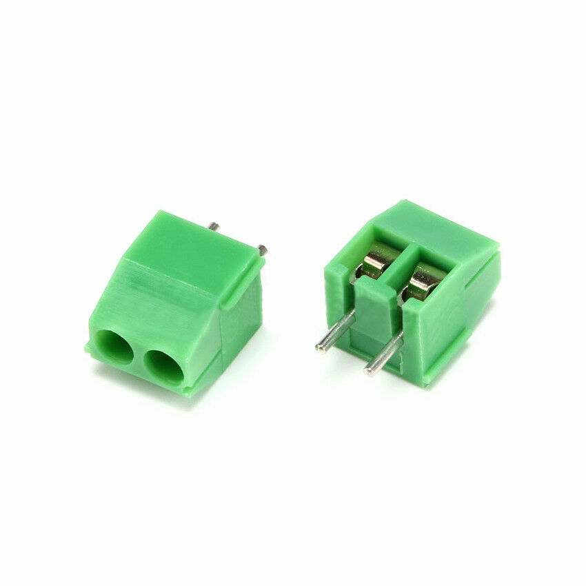 3.5mm Pitch 2 3 Pin PCB Mount Terminal Block Screw Connectors Pack of 10 50 100