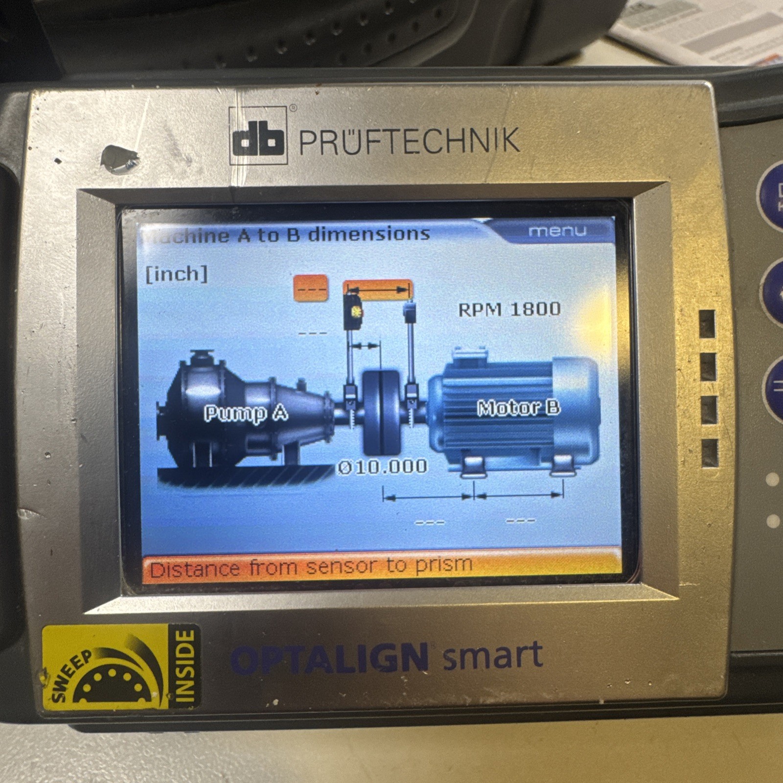 Pruftechnik Optalign Smart Laser Shaft Alignment Tool ALI 12.200