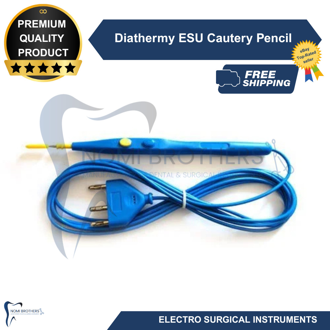 Diathermy ESU Cautery Electrosurgical Pencil with Blade Electrode