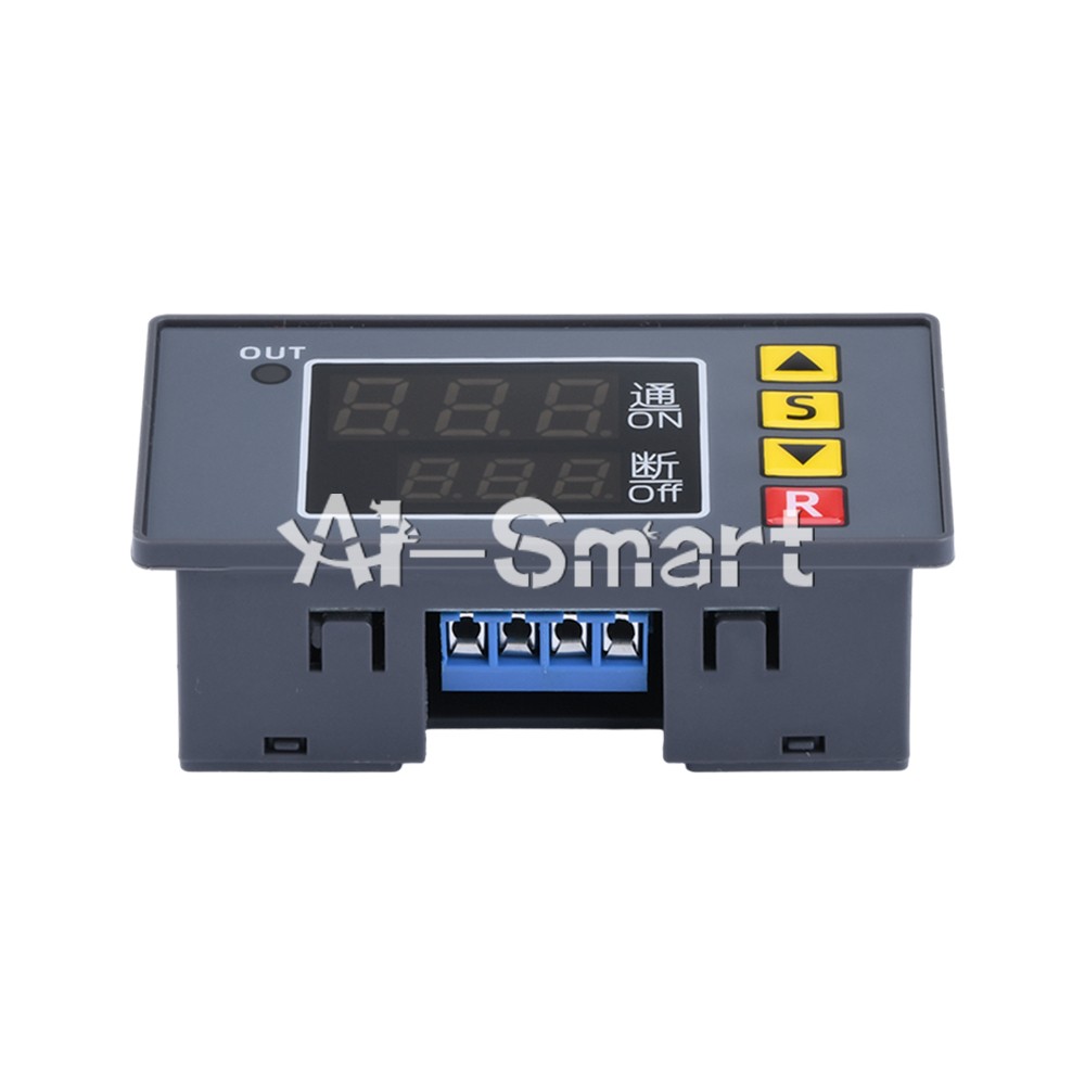 AC110-220V LED Dual Display Cycle Timing Delay Relay Module 0-999s 0-999m 0-999h