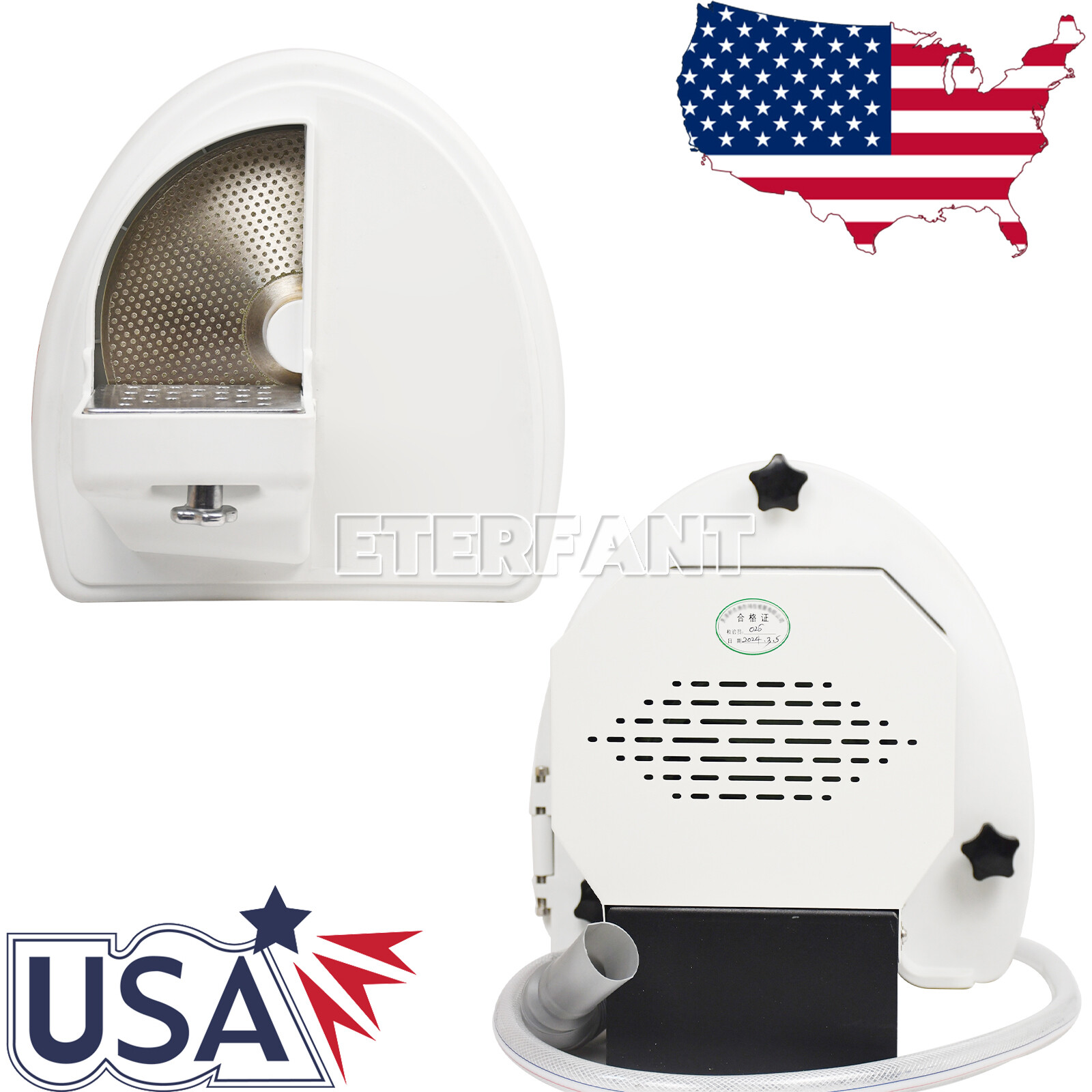ETERFANT Dental Lab Equipment Plaster Model Arch Trimmer with Diamond Disc Wheel