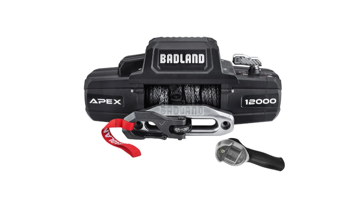 Badland APEX 12000 lb Winch Synthetic Rope Wireless Remote NEW