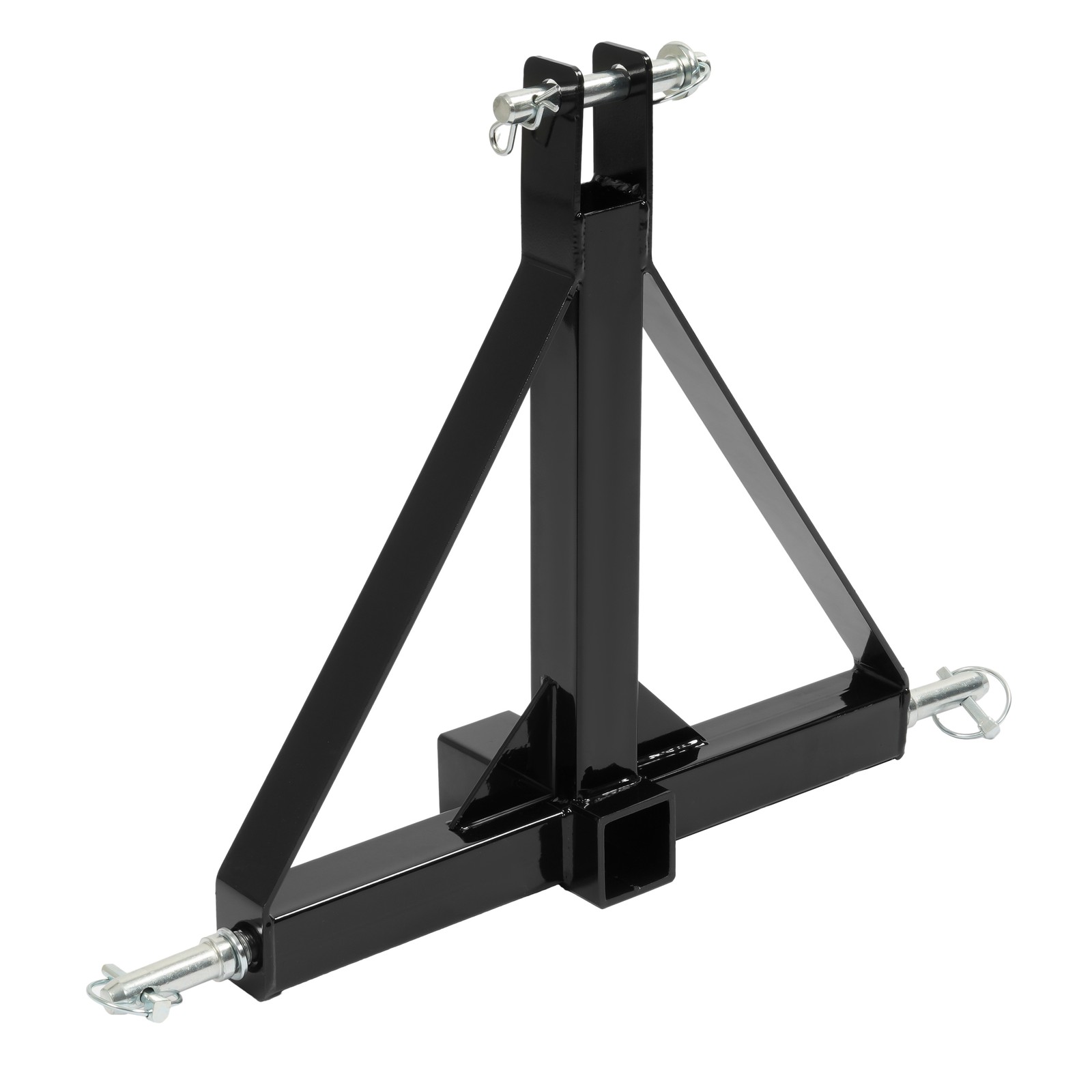 New 3 Point 2″ Receiver Trailer Hitch Drawbar Adapter Category One Tractor Black