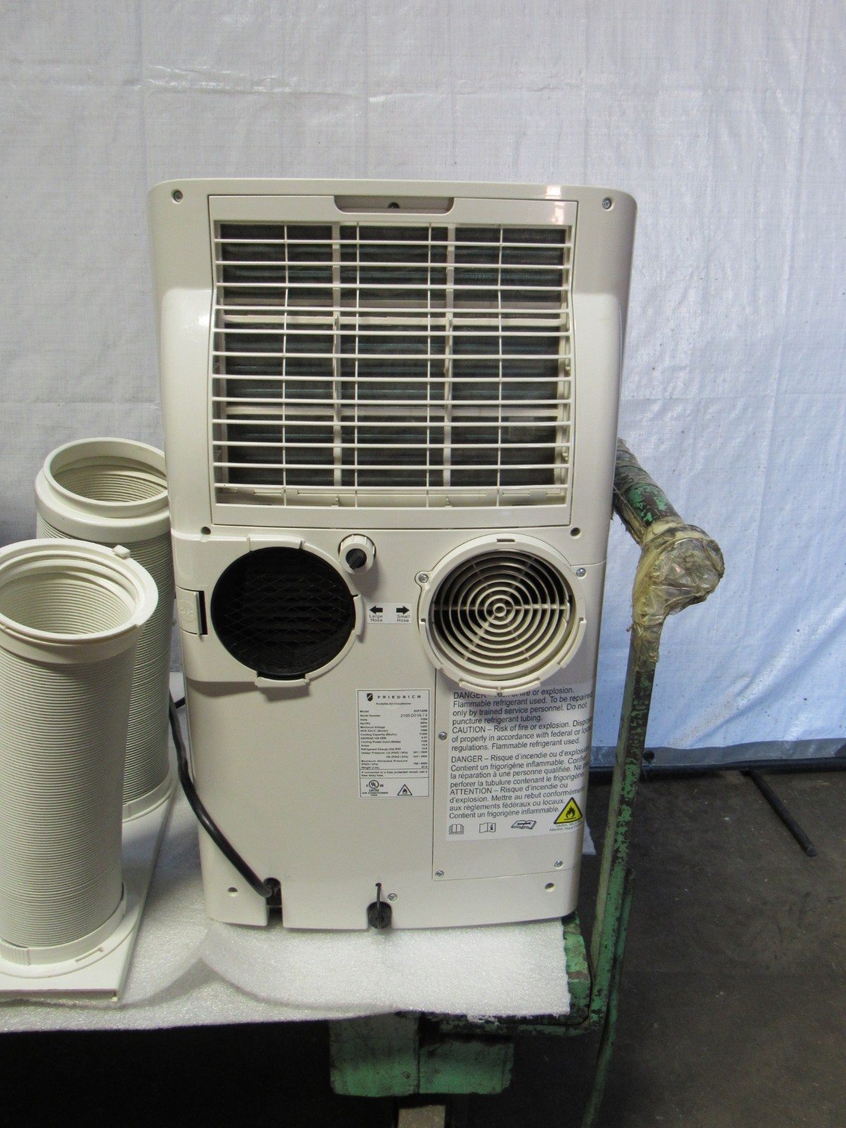 Friedrich zcp12db Portable Air Conditioner 7500-11000BTU 115V 1Ph **No Remote**