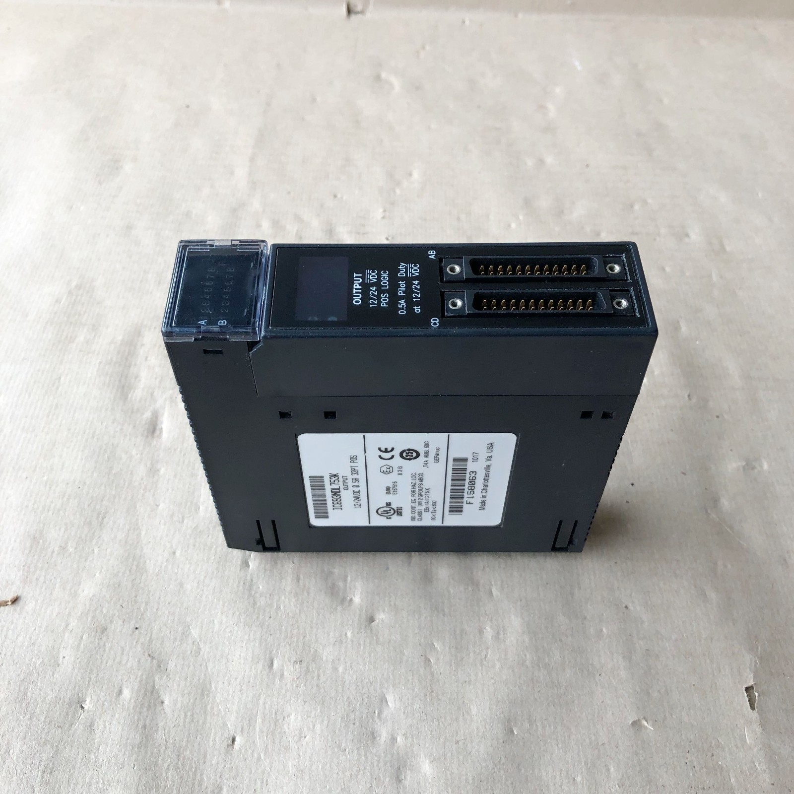 GE FANUC IC693MDL753K OUTPUT MODULE 12/24VDC