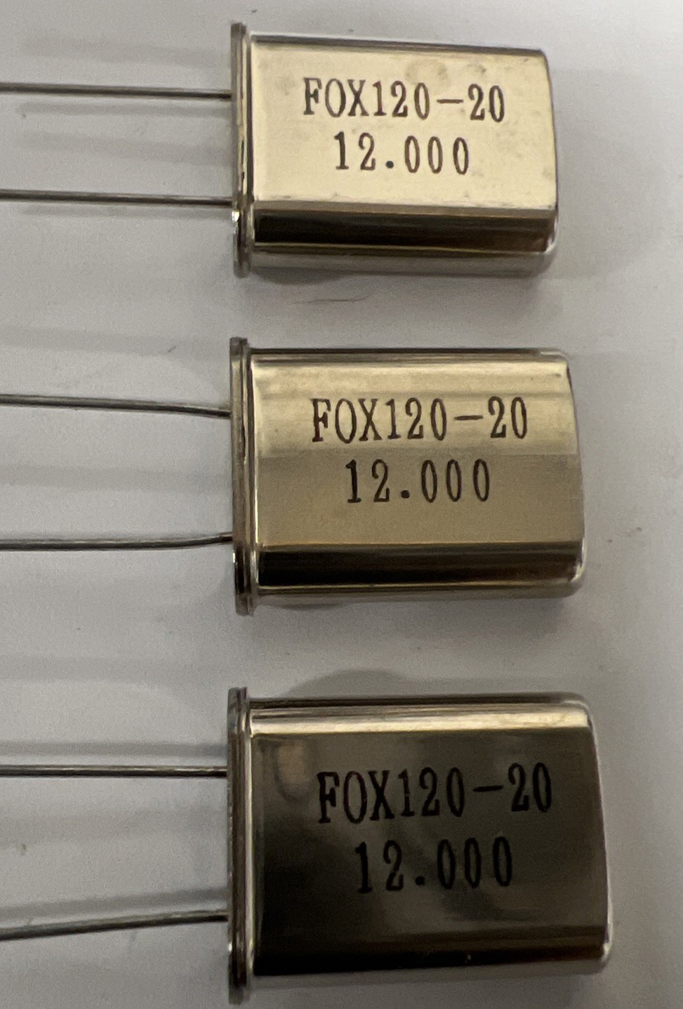 FOX120-20 12.000 12.000 MHz quartz crystal oscillator New Quantity of 3