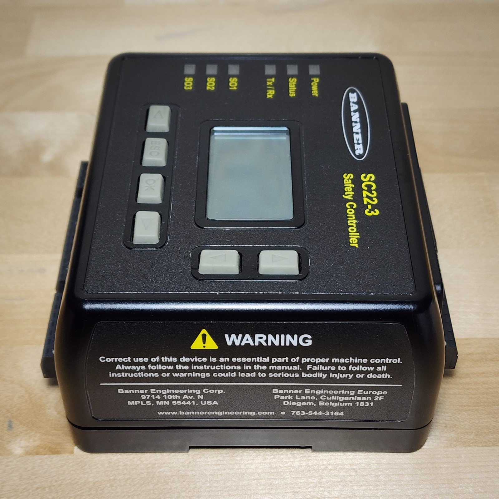 Banner SC22-3 Safety Controller 22 Inputs 3 Safety Outputs 24VDC