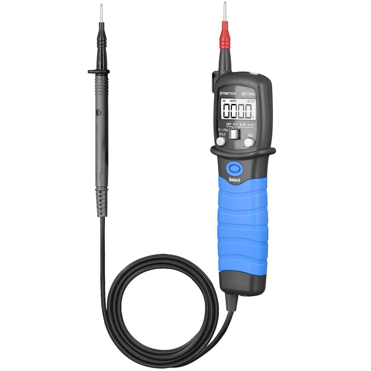 Pen-Type Digital Multimeter 6000 Counts 600V True RMS 60MΩ 60mF Backlit LCD