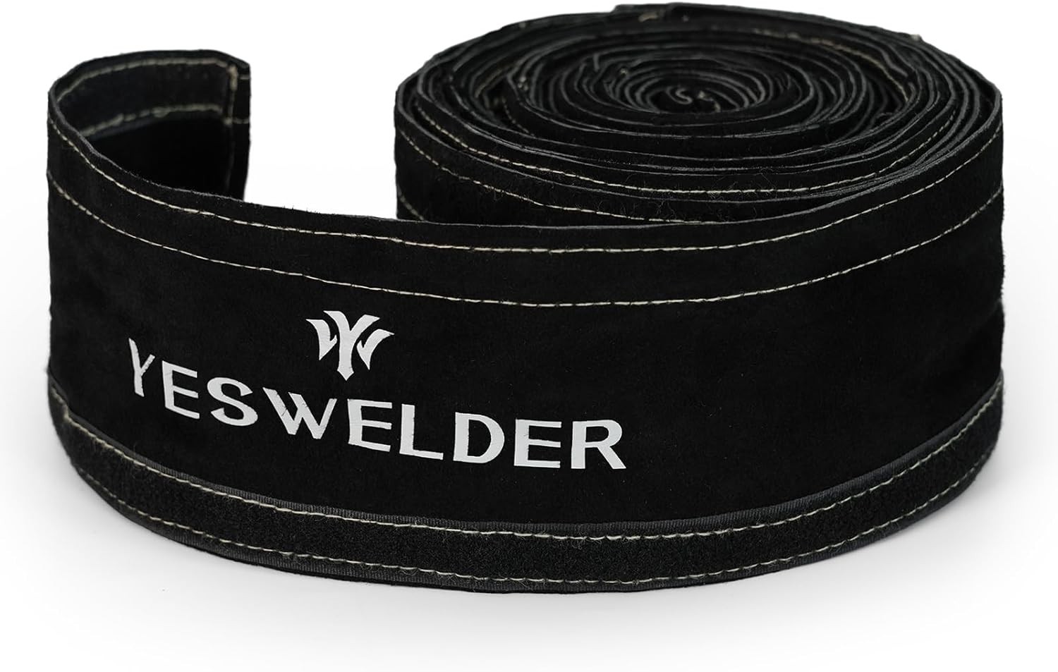 TIG Welding Torch Cable Cover Flame Resistant Leather Black Cover 7.6M (25FT)