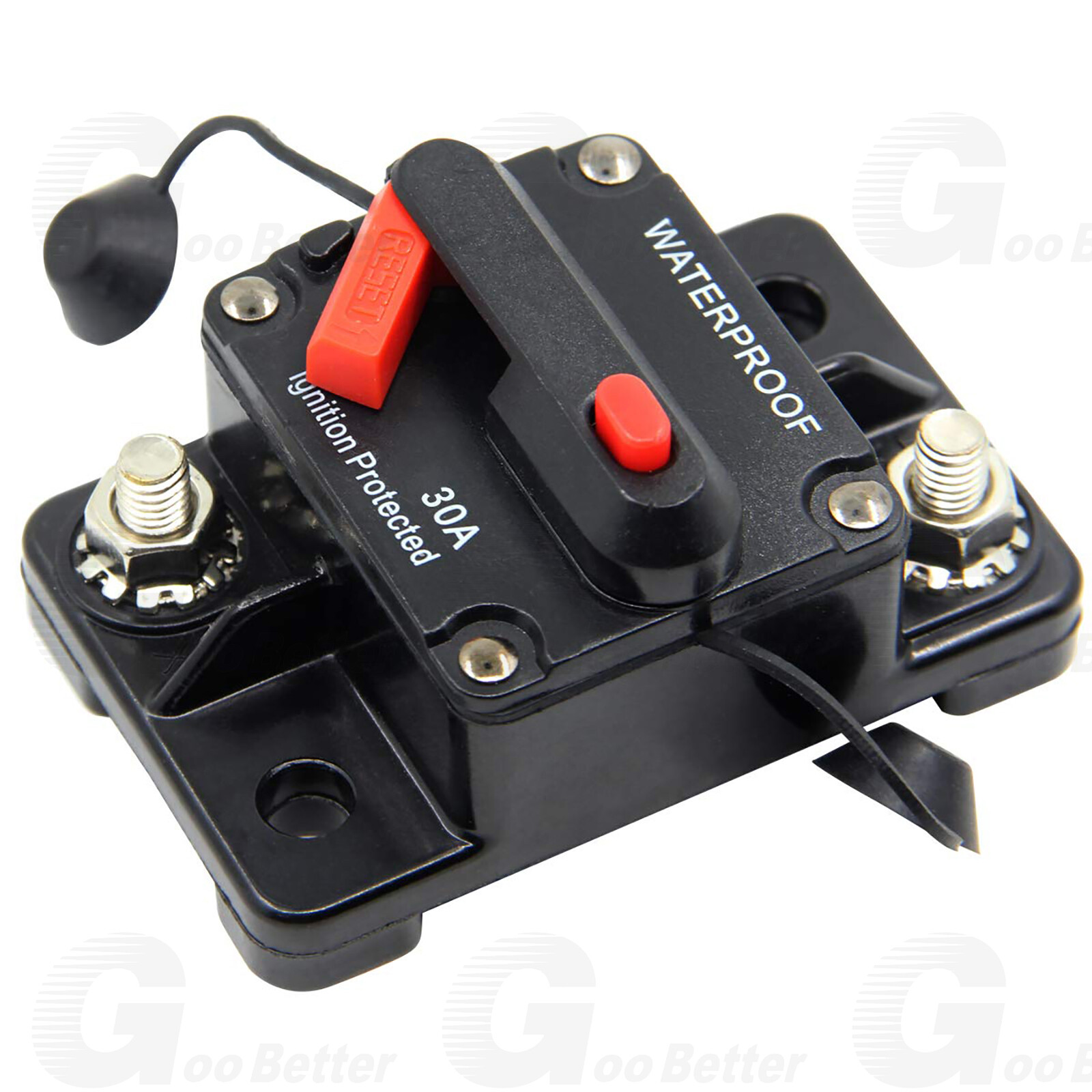 30-300Amp Waterproof Car Circuit Breaker Fuse Reset for Boat Auto RV DC 12V-48V