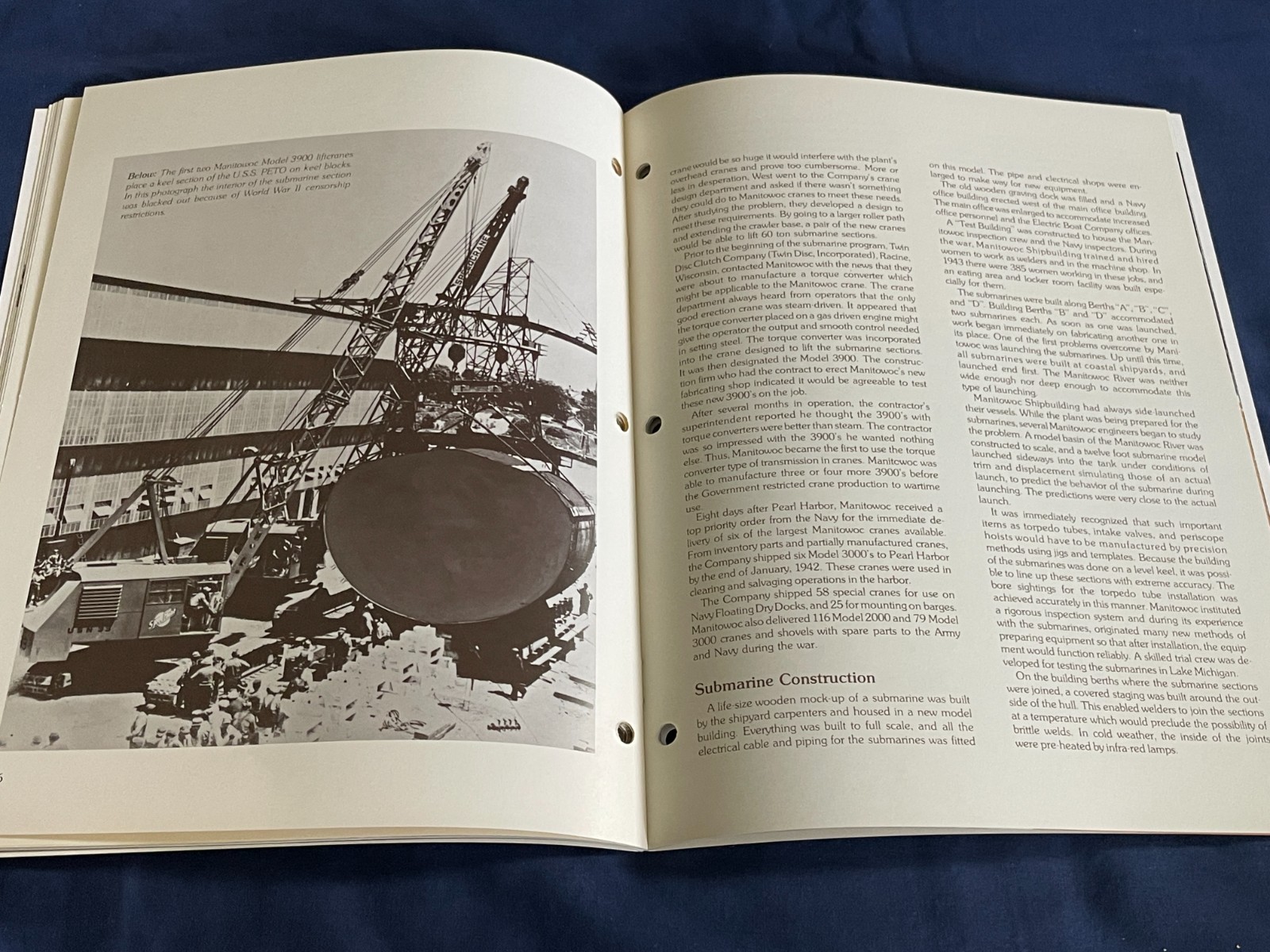 The Manitowoc Company 75 Years Booklet Brochure Dealer Sales Pamphlet