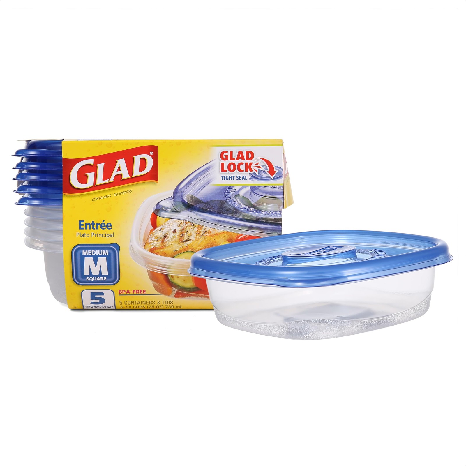 Glad Food Storage Containers For Everyday Use – Container Holds Up