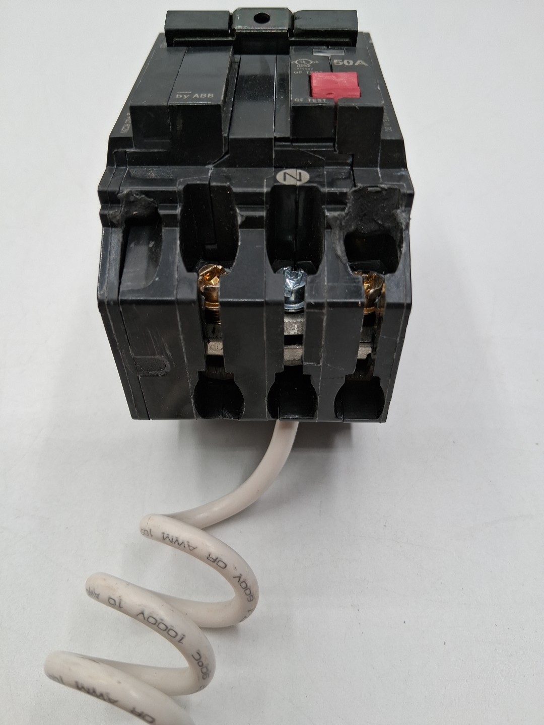 GE 50 Amp 240-Volts Double Pole Ground Fault Breaker with Self-Test THQ2150GFT2