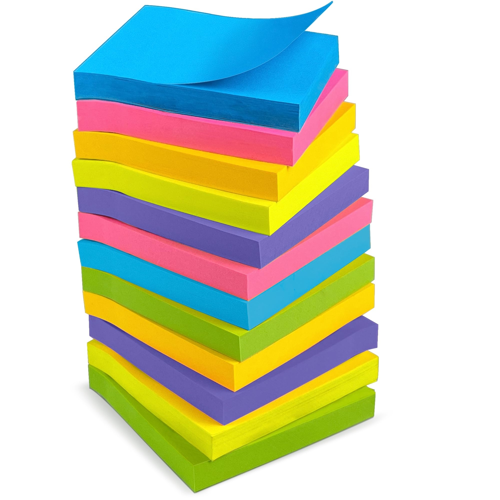 Post It Notes Pop-up, Sticky Notes, 3×3 Inches, 12 Pads, Bright Colors Self