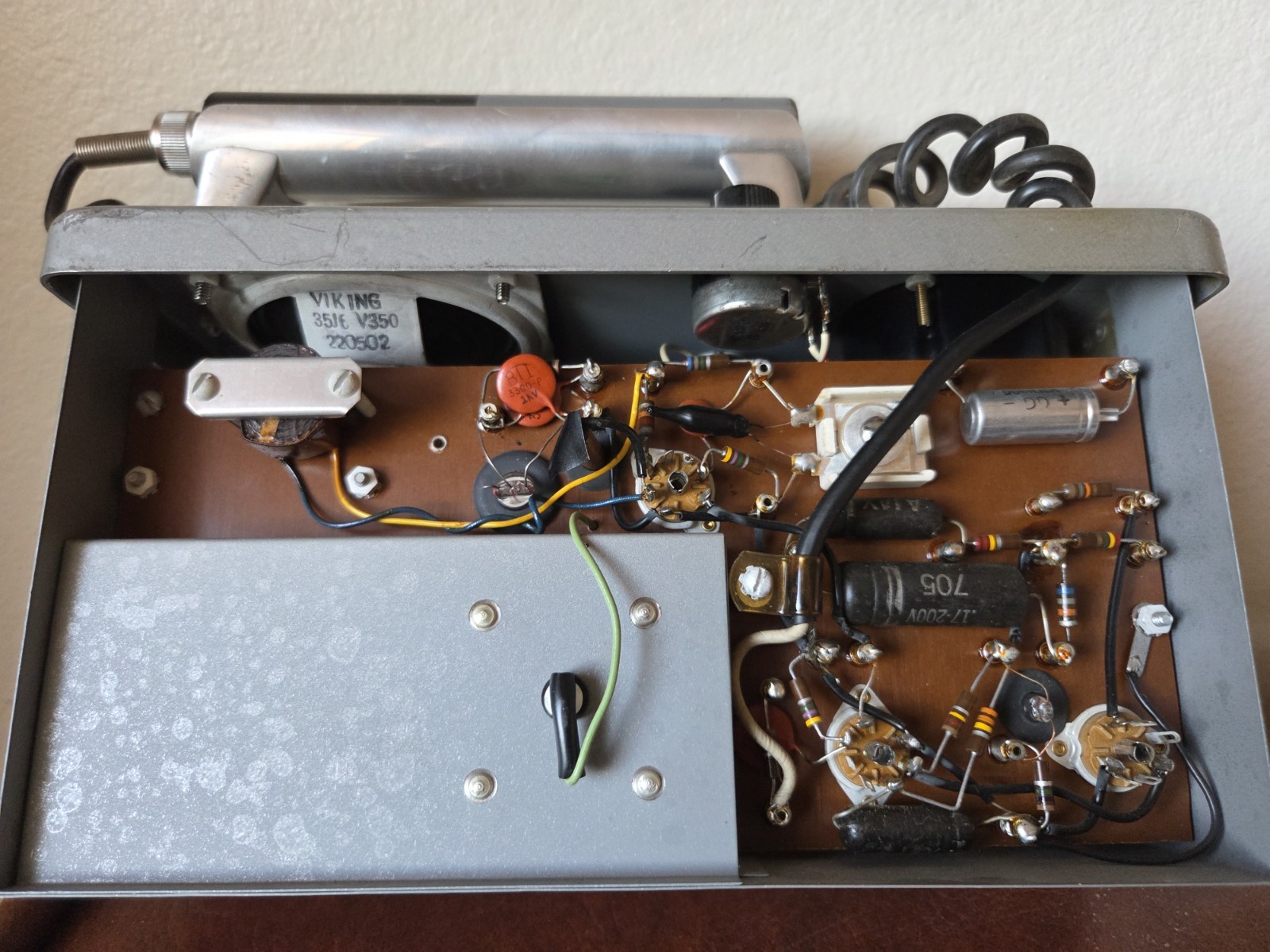 Technical Associates F-6 Geiger Counter Meter Radiation Detection Vtg Untested