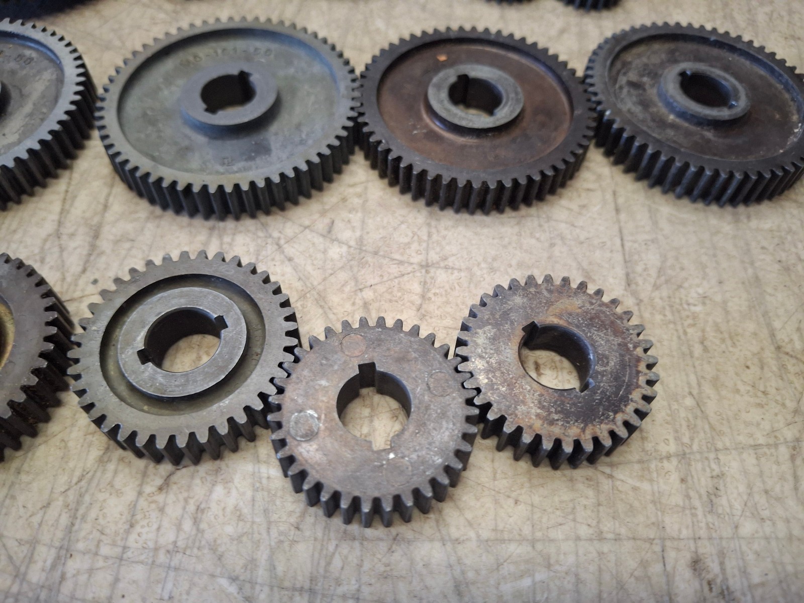 Vintage 6″ Lathe Atlas 618 Craftsman 109 Change Gear Lot Set 1/2″ Bore