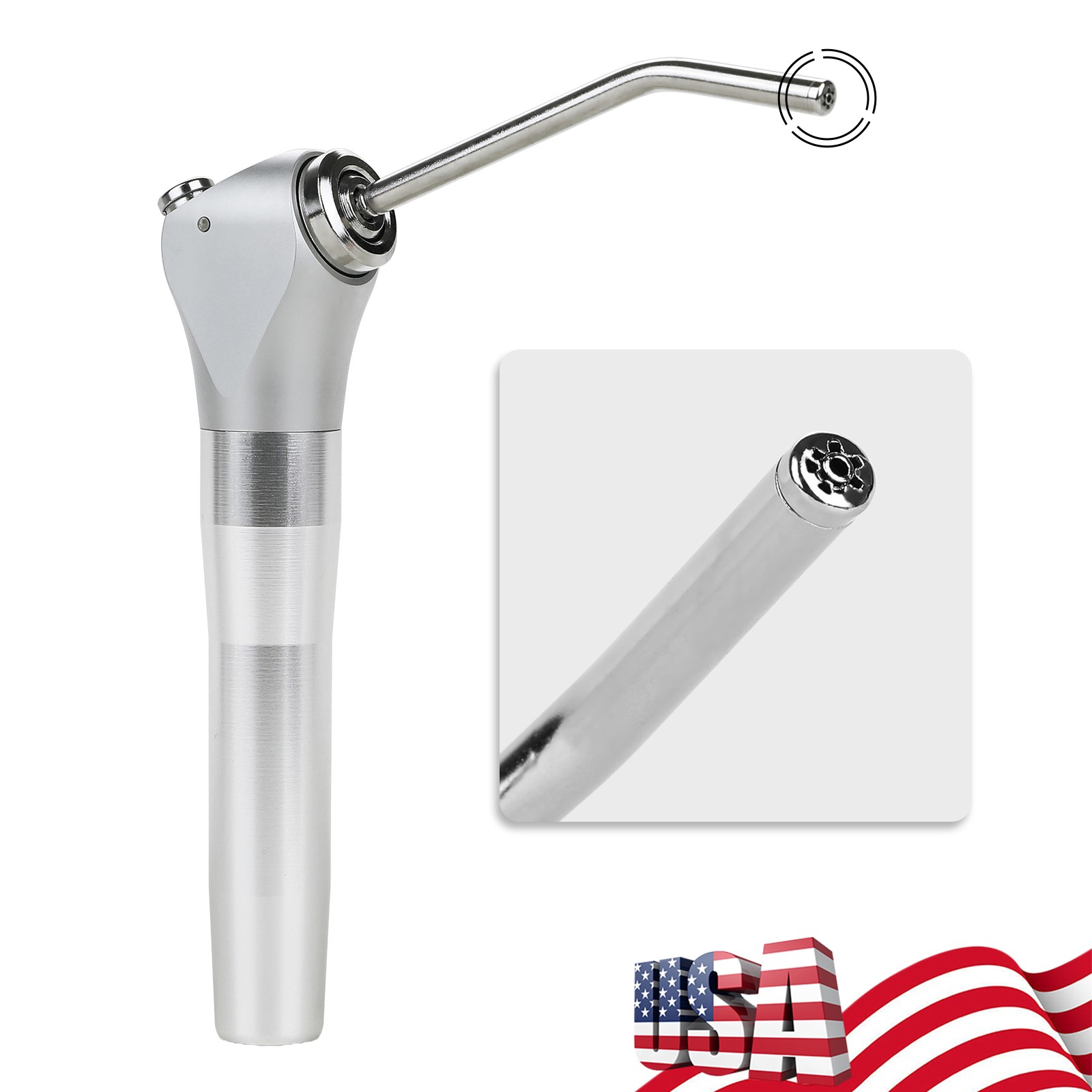 Dental Triple Way Syringe Air Water Spray Handpiece/Disposable Nozzles Tips Tube