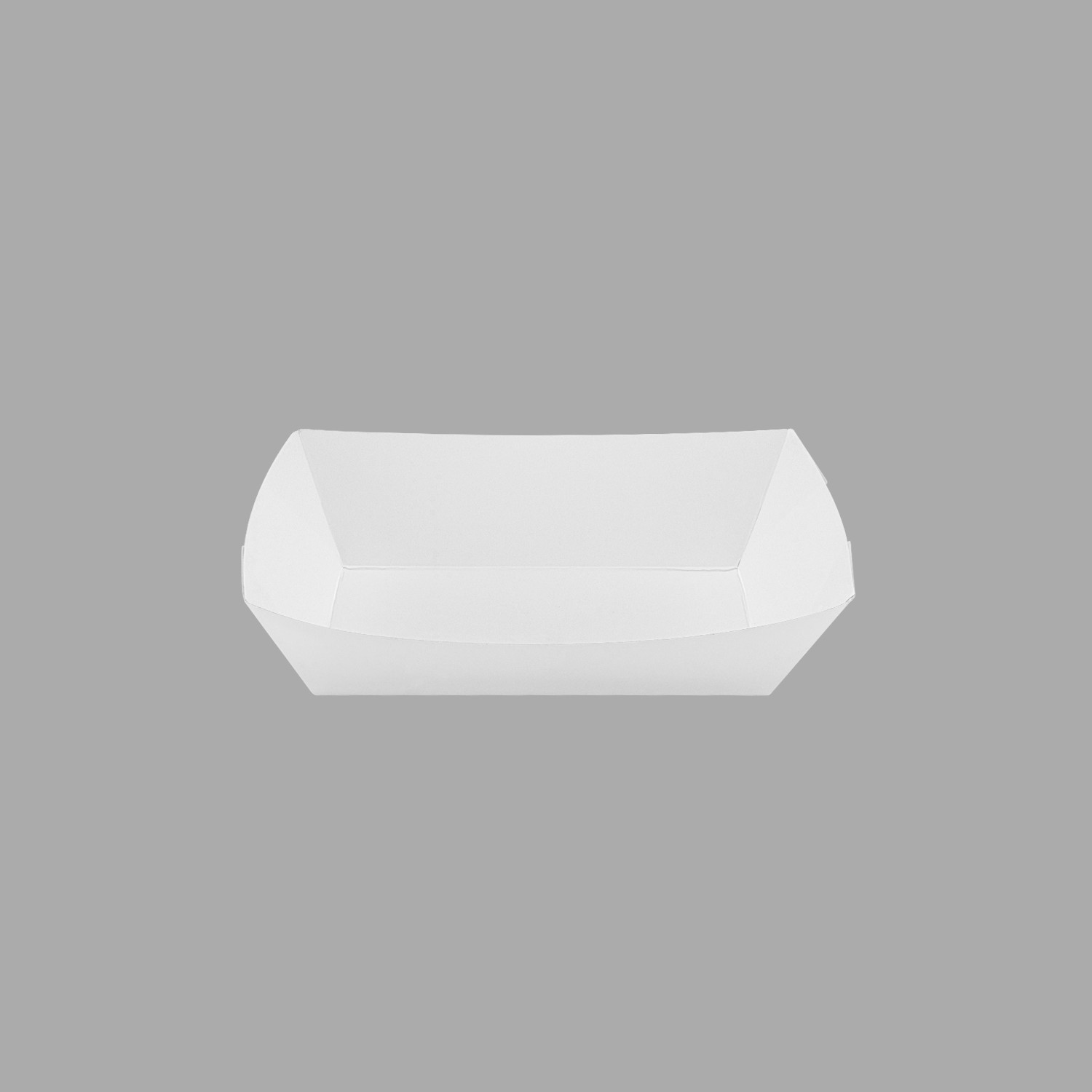 Karat Food Tray (White) – 2.0 lb/Paper Food Tray/Boat Tray for Snack