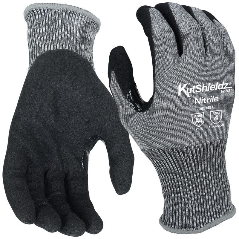 NSI Kutshieldz Large A4 Cut Resistant Work Gloves Lot Of 12 pairs