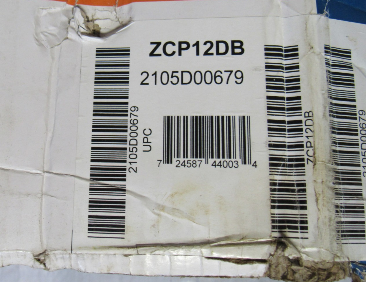 Friedrich zcp12db Portable Air Conditioner 7500-11000BTU 115V 1Ph **No Remote**