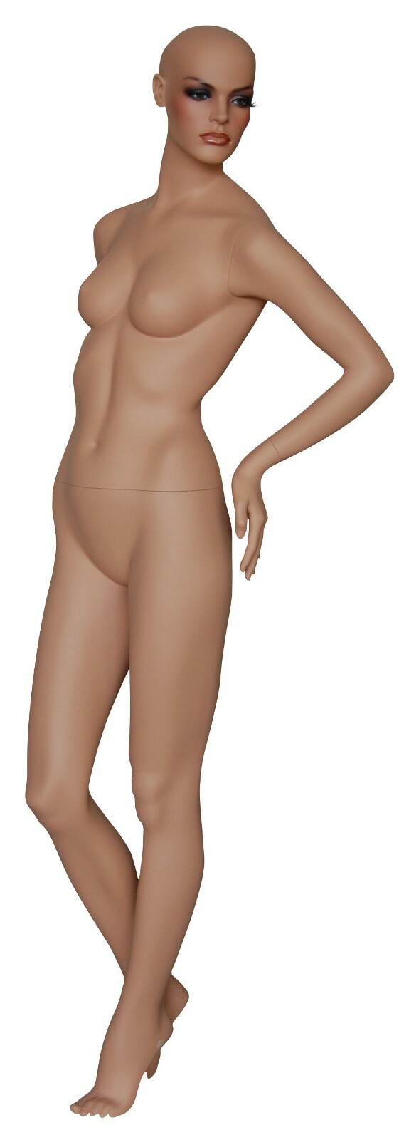 Adult Fleshtone Female Full Body Realistic Fiberglass Fashion Mannequin