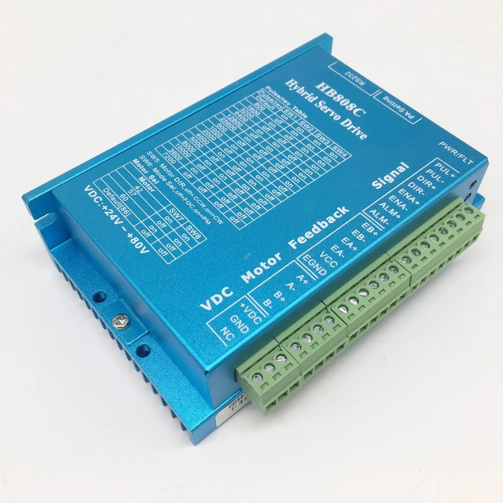 Nema23 Nema34 Closed-loop Stepper Motor 1.2Nm~12Nm Hybrid Servo Driver Kit CNC