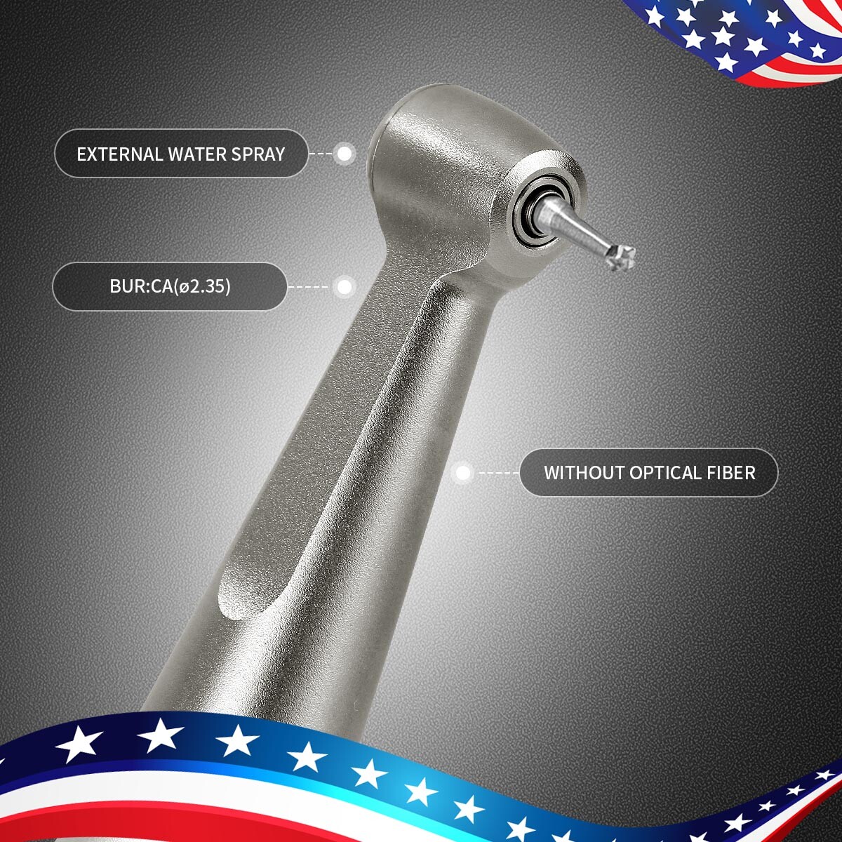 US Dental Lab Marathon Electric Micromotor + Contra Angle Straight Handpiece